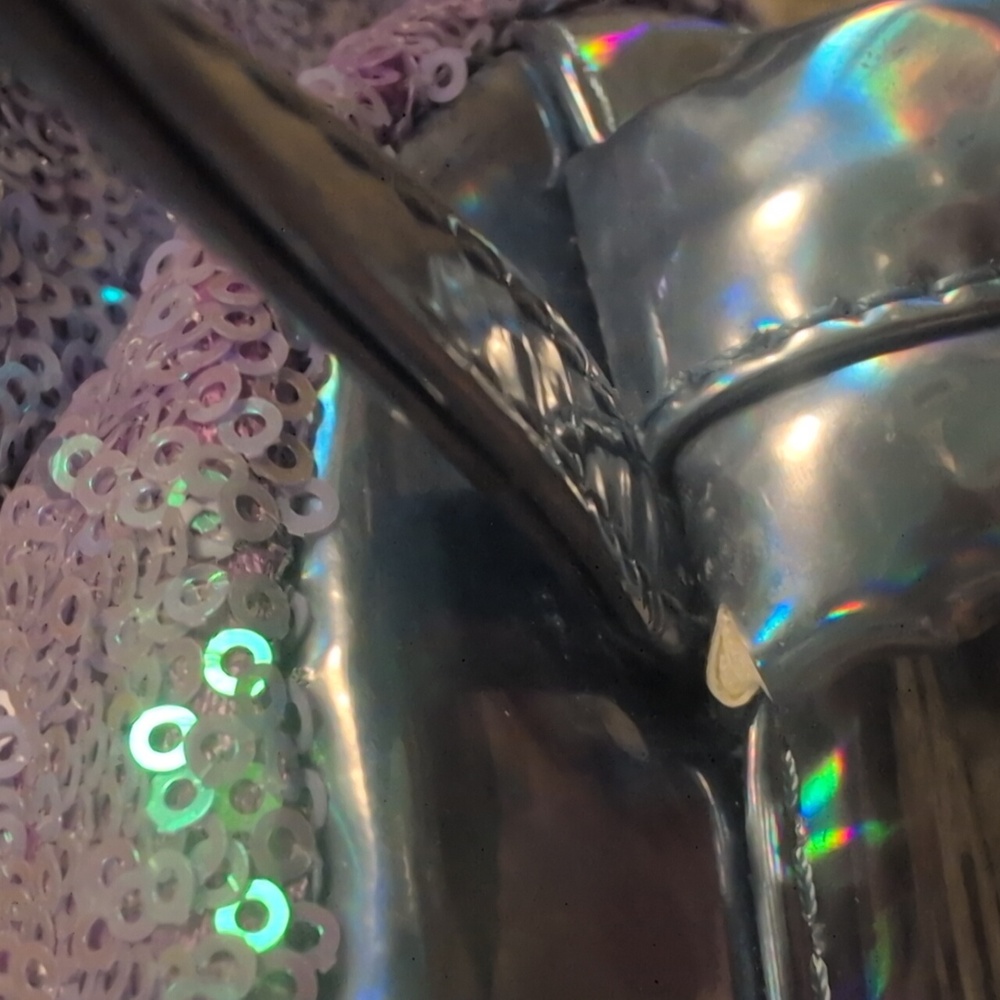 Disney Iridescent Purple Loungefly Backpack - Picture 15 of 16